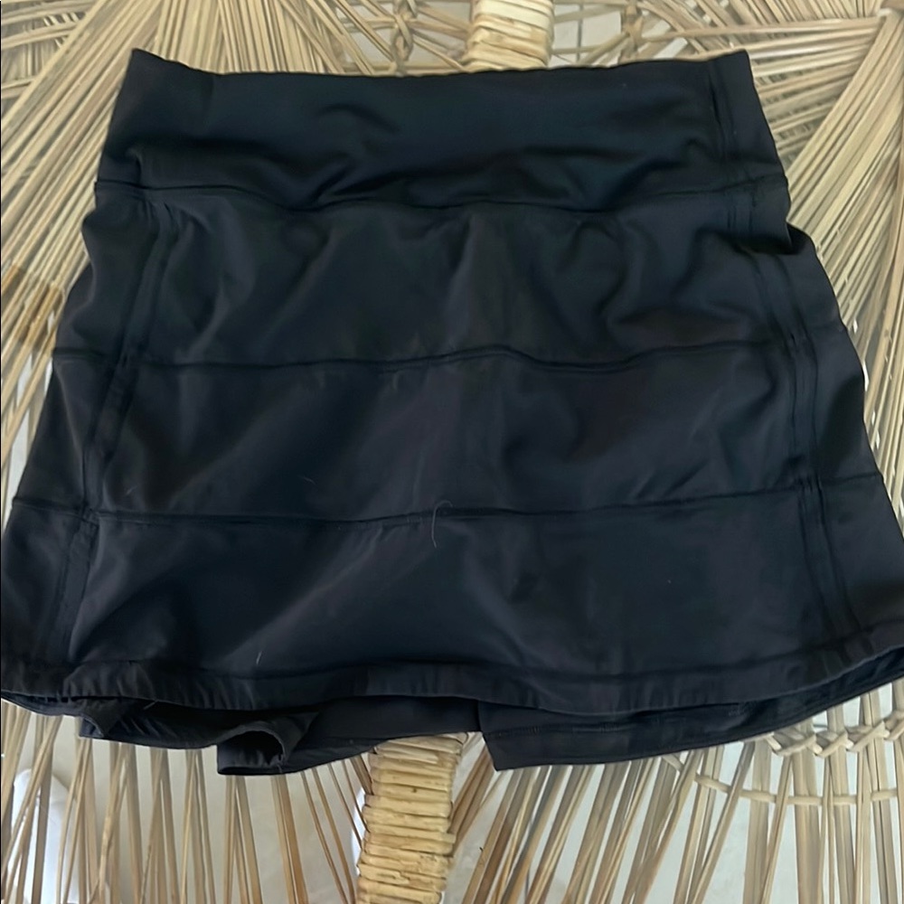 Women's Lululemon Athletica Black Pace Rival (long) skirt